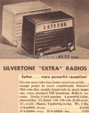 Silvertone 2004 Ch= 757.110 Order=57D 02004; Sears, Roebuck & Co. (ID = 1601580) Radio