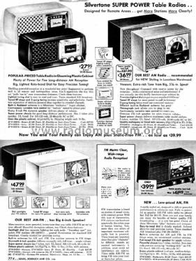 Silvertone 2014 Ch= 132.021 Order=57G 02014; Sears, Roebuck & Co. (ID = 1344527) Radio