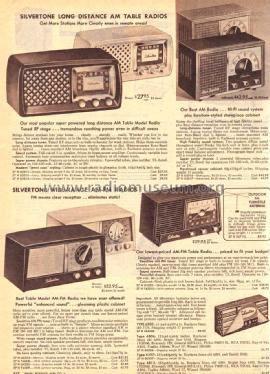 Silvertone 2014 Ch= 132.40500 Order= 57H U2014; Sears, Roebuck & Co. (ID = 1603405) Radio