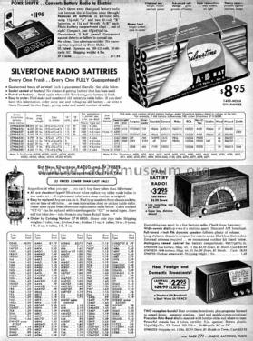 Silvertone 2022 Ch= 132.027 Order=57D 02022; Sears, Roebuck & Co. (ID = 1343923) Radio