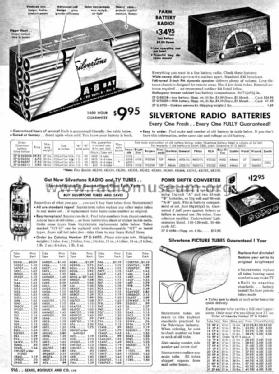 Silvertone 2028 or 2029 Ch= 528.230 Order=57G 02028; Sears, Roebuck & Co. (ID = 1334641) Radio