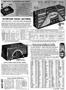 Silvertone 2028 or 2029 Ch= 528.230 Order=57G 02028; Sears, Roebuck & Co. (ID = 1344756) Radio