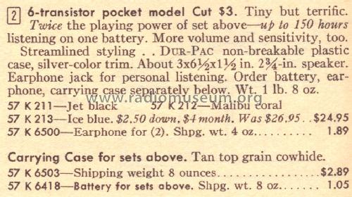 Silvertone 213 Ch= 132.43601 Order=57K 213; Sears, Roebuck & Co. (ID = 1657791) Radio