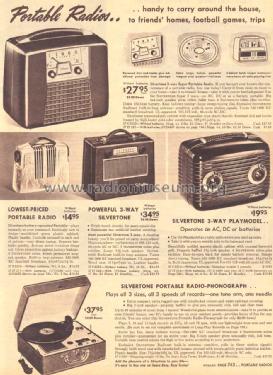 Silvertone 215 Ch= 528.174 Order=57E 0215; Sears, Roebuck & Co. (ID = 1616115) Radio