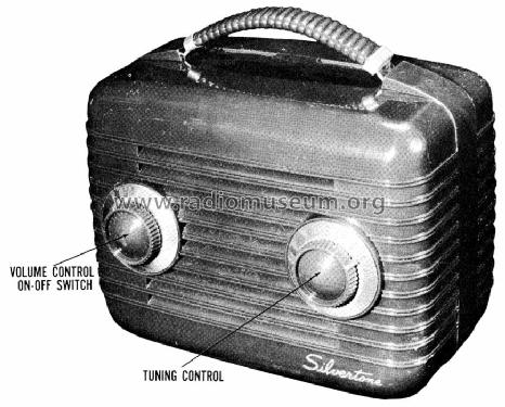 Silvertone 215 Ch= 528.174 Order=57E 0215; Sears, Roebuck & Co. (ID = 445050) Radio