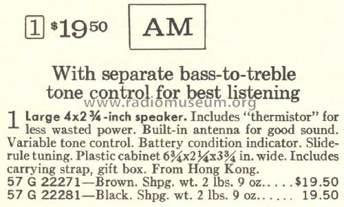 2227 Ch= 132.14601; Sears, Roebuck & Co. (ID = 1676359) Radio