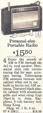 Silvertone 2261 Order= 57A 22611; Sears, Roebuck & Co. (ID = 1721968) Radio