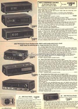 Silvertone 2373 AM/FM Clock Radio Order= 61H 2373; Sears, Roebuck & Co. (ID = 1609358) Radio