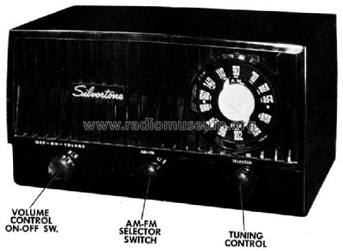 Silvertone 25 Ch= 478.238 Order=57F 025; Sears, Roebuck & Co. (ID = 538621) Radio