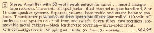 Silvertone 29 Ch= 132.48800 Order=57K 29C; Sears, Roebuck & Co. (ID = 1664274) Ampl/Mixer