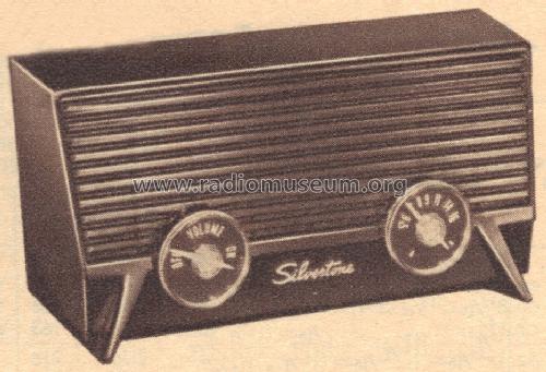 Silvertone 2 Ch= 132.44301 Order=57K 2; Sears, Roebuck & Co. (ID = 1659225) Radio