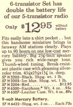 Silvertone 3202 Order=57H 3202; Sears, Roebuck & Co. (ID = 1650890) Radio