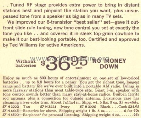 Silvertone 3224 Order=57H 3224; Sears, Roebuck & Co. (ID = 1646924) Radio