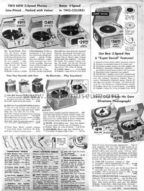 Silvertone 3251 or 3253 Child Phonographs; Sears, Roebuck & Co. (ID = 1343903) Sonido-V