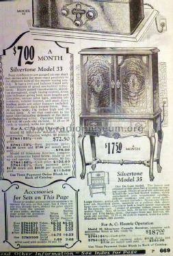 Silvertone 35 Order= 57N 4164 or 4165; Sears, Roebuck & Co. (ID = 1299871) Radio