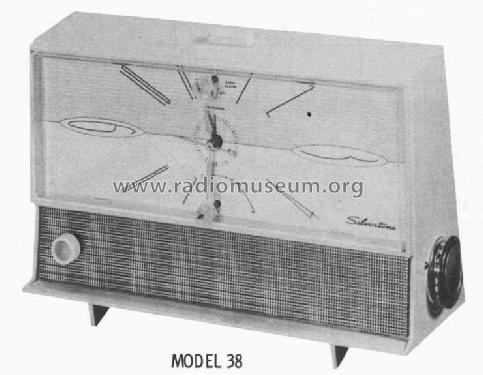 Silvertone 38 Ch= 528.53600 Order=57K 38; Sears, Roebuck & Co. (ID = 546657) Radio