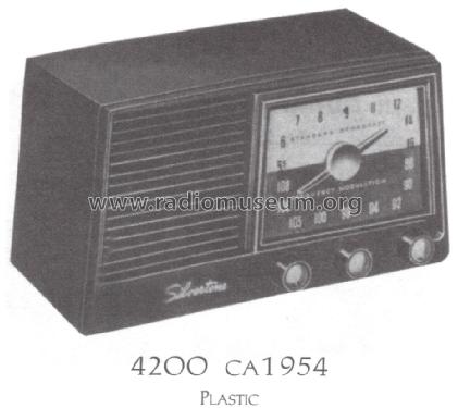 Silvertone 4200 Ch= 757.140 Order=57H 04200; Sears, Roebuck & Co. (ID = 1518850) Radio