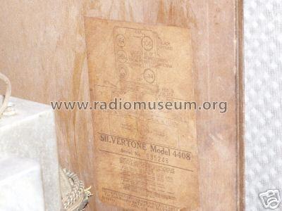 Silvertone 4408 Ch= 101.414; Sears, Roebuck & Co. (ID = 377996) Radio