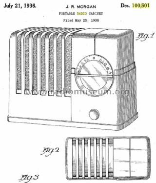 Silvertone 4505 Streamliner Order= 57F 4505 Ch= 101.393; Sears, Roebuck & Co. (ID = 1296520) Radio