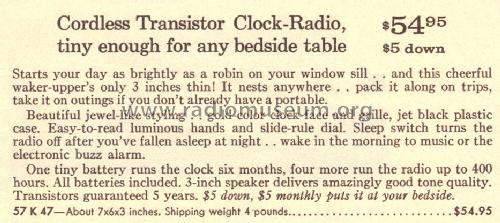 Silvertone 47 Ch= 528.53710 Order=57K 47; Sears, Roebuck & Co. (ID = 1657800) Radio