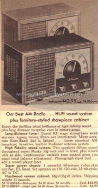 Silvertone 5016 Ch= 757.15001 Order= 57K 5016; Sears, Roebuck & Co. (ID = 1603458) Radio