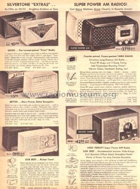 Silvertone 5017 Ch= 757.15001 Order= 57K 5017; Sears, Roebuck & Co. (ID = 1621972) Radio