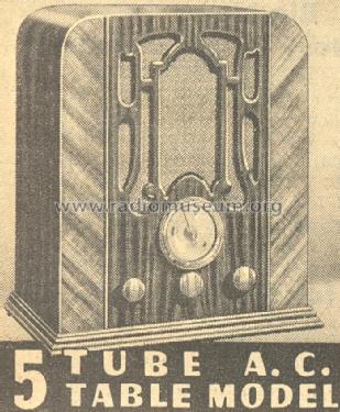 Silvertone 1802 5-Tube Table Model Order= 57FM 1802; Sears, Roebuck & Co. (ID = 1269693) Radio