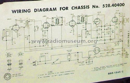 Silvertone 6026 Ch= 528.40400 Order=57H U6026; Sears, Roebuck & Co. (ID = 1405552) Radio