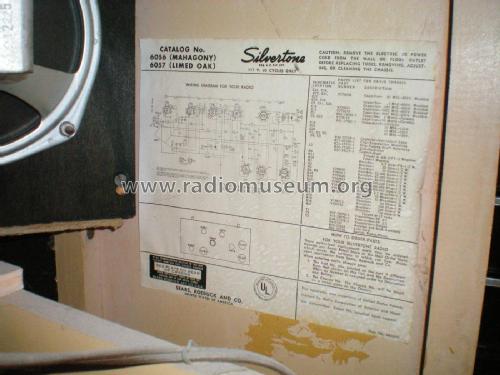 Silvertone 6057A Ch= 528.40500; Sears, Roebuck & Co. (ID = 3024679) Radio