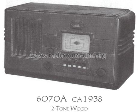 Silvertone 6070A ; Sears, Roebuck & Co. (ID = 1518620) Radio