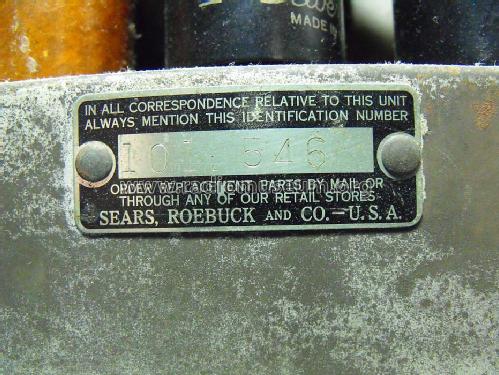 Silvertone 6120 Ch= 101.546; Sears, Roebuck & Co. (ID = 1355582) Radio