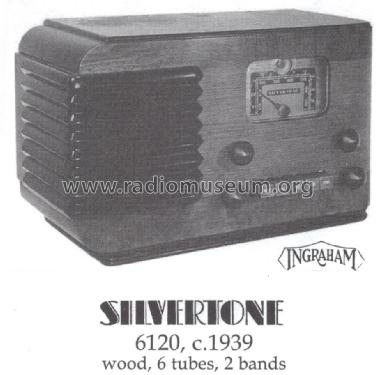 Silvertone 6120 Ch= 101.546; Sears, Roebuck & Co. (ID = 1473314) Radio