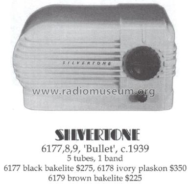 Silvertone 6178A Ch= 109.279; Sears, Roebuck & Co. (ID = 1473319) Radio