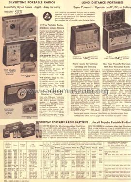 Silvertone 6210 / 6211 Order= 57H U 6210 / 6211; Sears, Roebuck & Co. (ID = 1602698) Radio