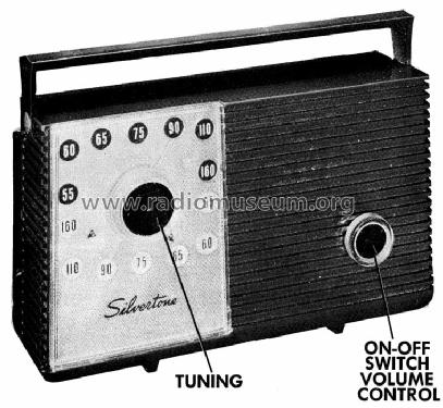 Silvertone 6216 Ch= 528.33300 Order=75H U6216; Sears, Roebuck & Co. (ID = 1439978) Radio