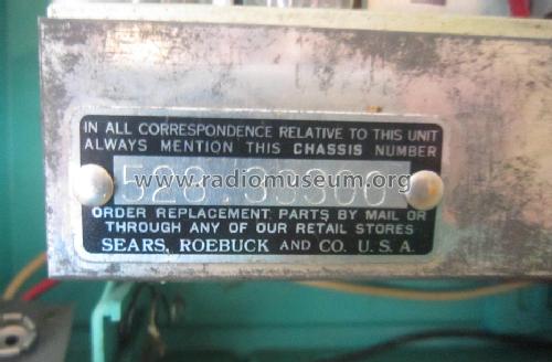 Silvertone 6218 Ch= 528.33300 Order=57H U6218; Sears, Roebuck & Co. (ID = 1441291) Radio