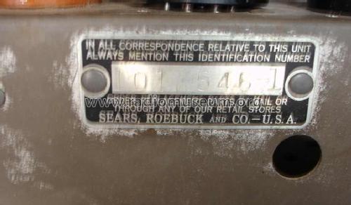 Silvertone 6230 Ch= 101.546-1; Sears, Roebuck & Co. (ID = 1297856) Radio