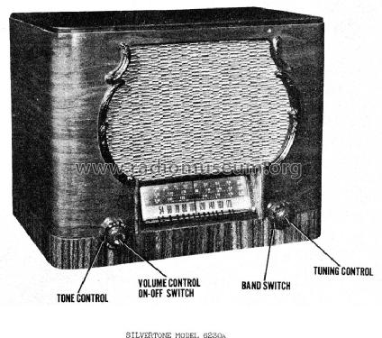 Silvertone 6230 Ch= 101.802; Sears, Roebuck & Co. (ID = 594796) Radio