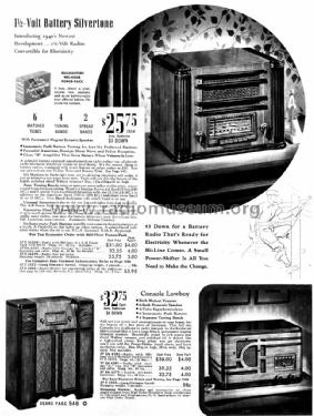 Silvertone 6361 Order= 57DM 6361 Ch= 101.579; Sears, Roebuck & Co. (ID = 1298258) Radio