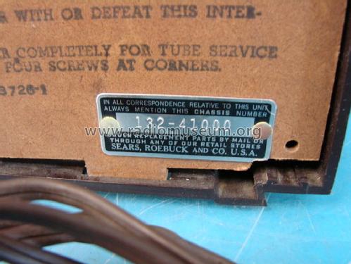 Silvertone 7003 Ch= 132-41000; Sears, Roebuck & Co. (ID = 1468517) Radio