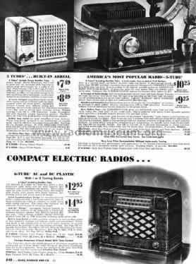 Silvertone 7004 Commentator Ch= 132.812 and -A, -B; Sears, Roebuck & Co. (ID = 1317427) Radio