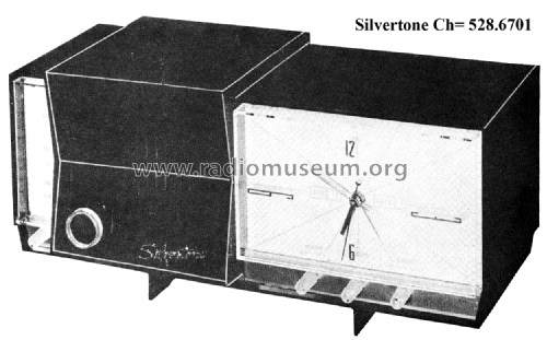 Silvertone 7025 Ch= 528.46701; Sears, Roebuck & Co. (ID = 1848287) Radio