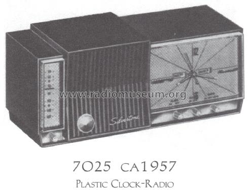 Silvertone 7025 Ch= 528.46701; Sears, Roebuck & Co. (ID = 1848476) Radio