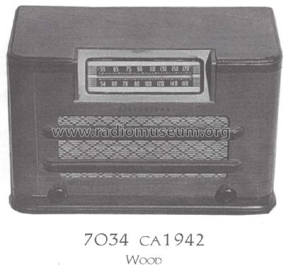 Silvertone 7034 Ch= 100.363,; Sears, Roebuck & Co. (ID = 1518609) Radio