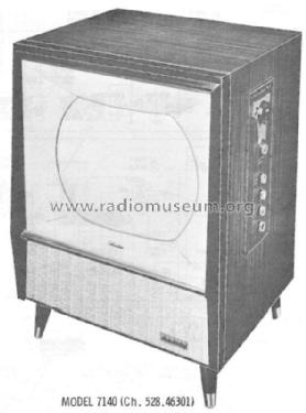 Silvertone 7140 Ch= 528.46301; Sears, Roebuck & Co. (ID = 2530446) Television