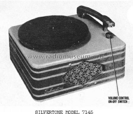 Silvertone 7145 Ch= 436.200; Sears, Roebuck & Co. (ID = 882185) R-Player