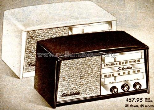 Silvertone 7204, 7206 Ch= 132.41800; Sears, Roebuck & Co. (ID = 1738670) Radio