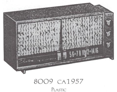 Silvertone 8009 Order=57D 8009; Sears, Roebuck & Co. (ID = 1518183) Radio