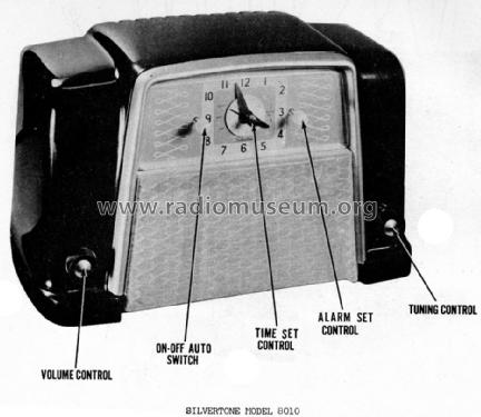 Silvertone 8010 Ch= 132.840; Sears, Roebuck & Co. (ID = 986019) Radio