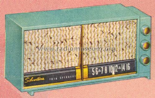 Silvertone 8011 Order=57D 8011; Sears, Roebuck & Co. (ID = 1630995) Radio